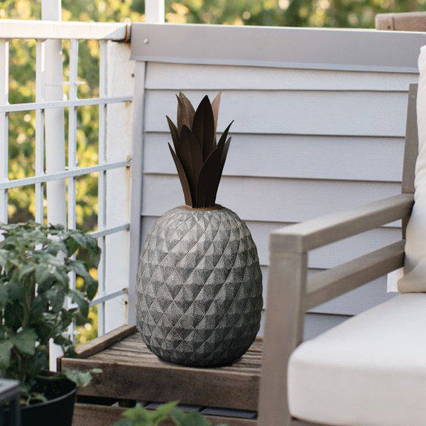 Cement Pineapple Outdoor Statue | Wayfair